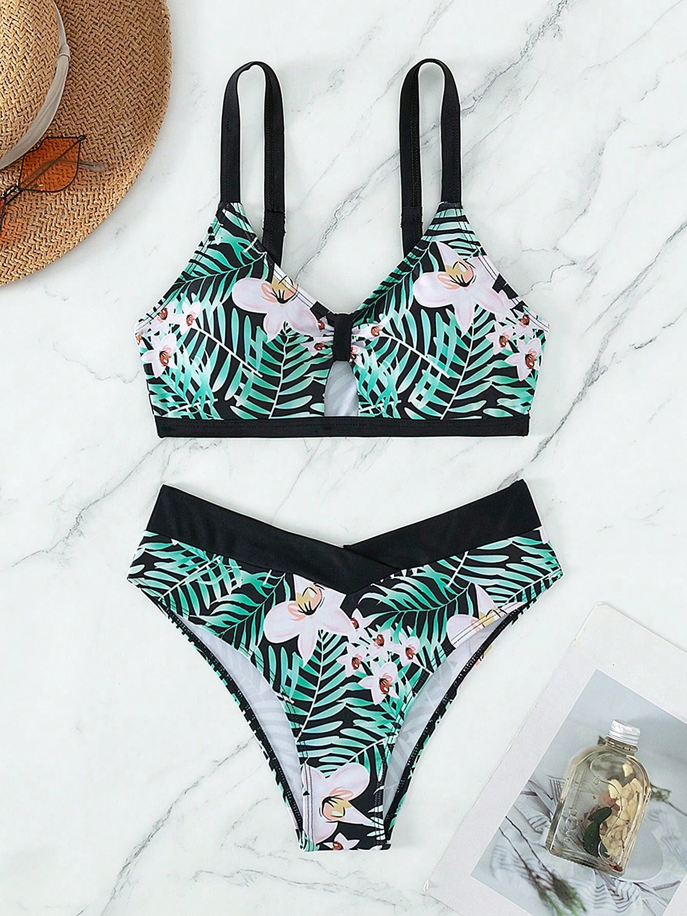 Biquíni Feminino Estampa Tropical Jaya