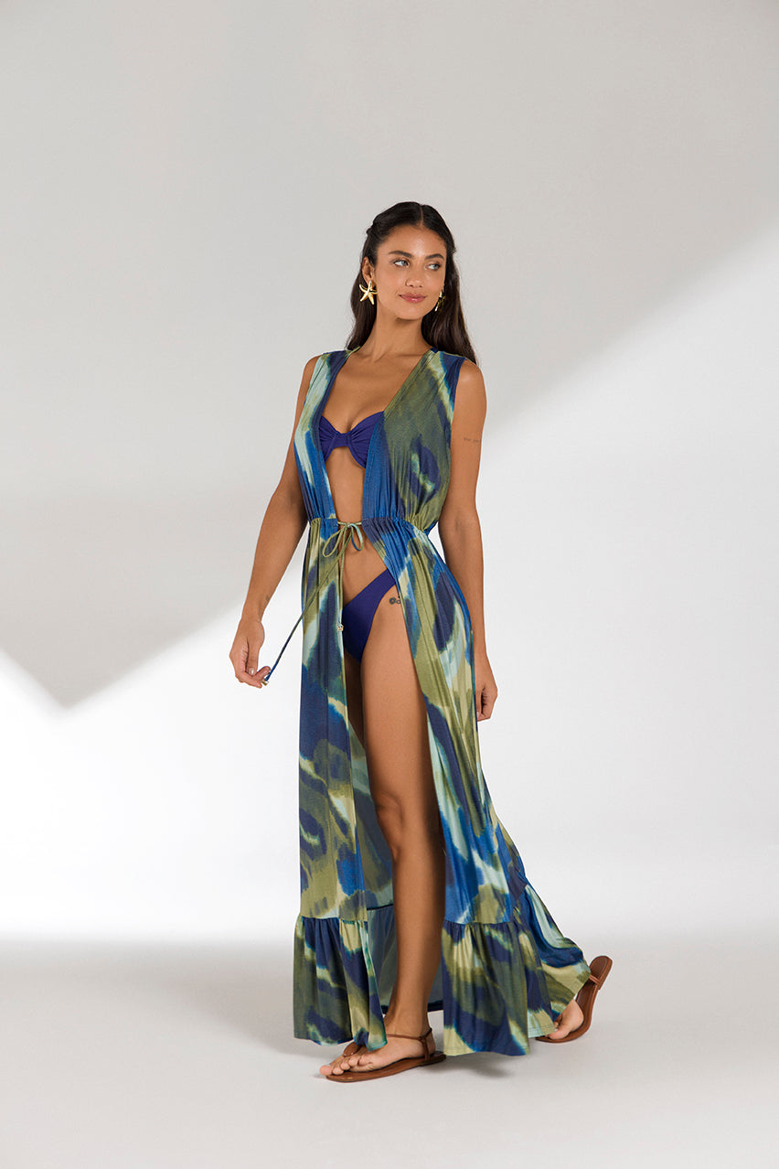 Saída Kimono Mid Sem Manga