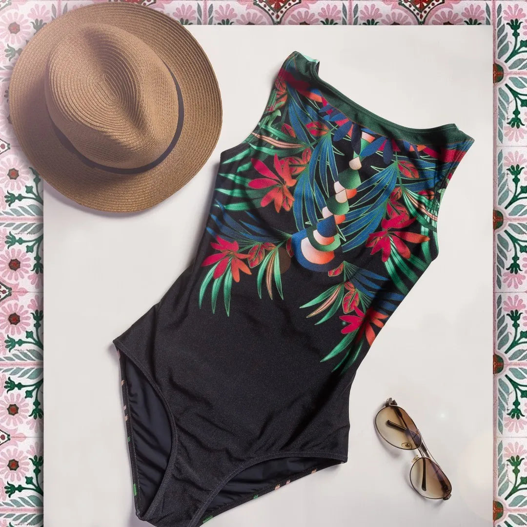 Maiô Feminino com estampa Romena