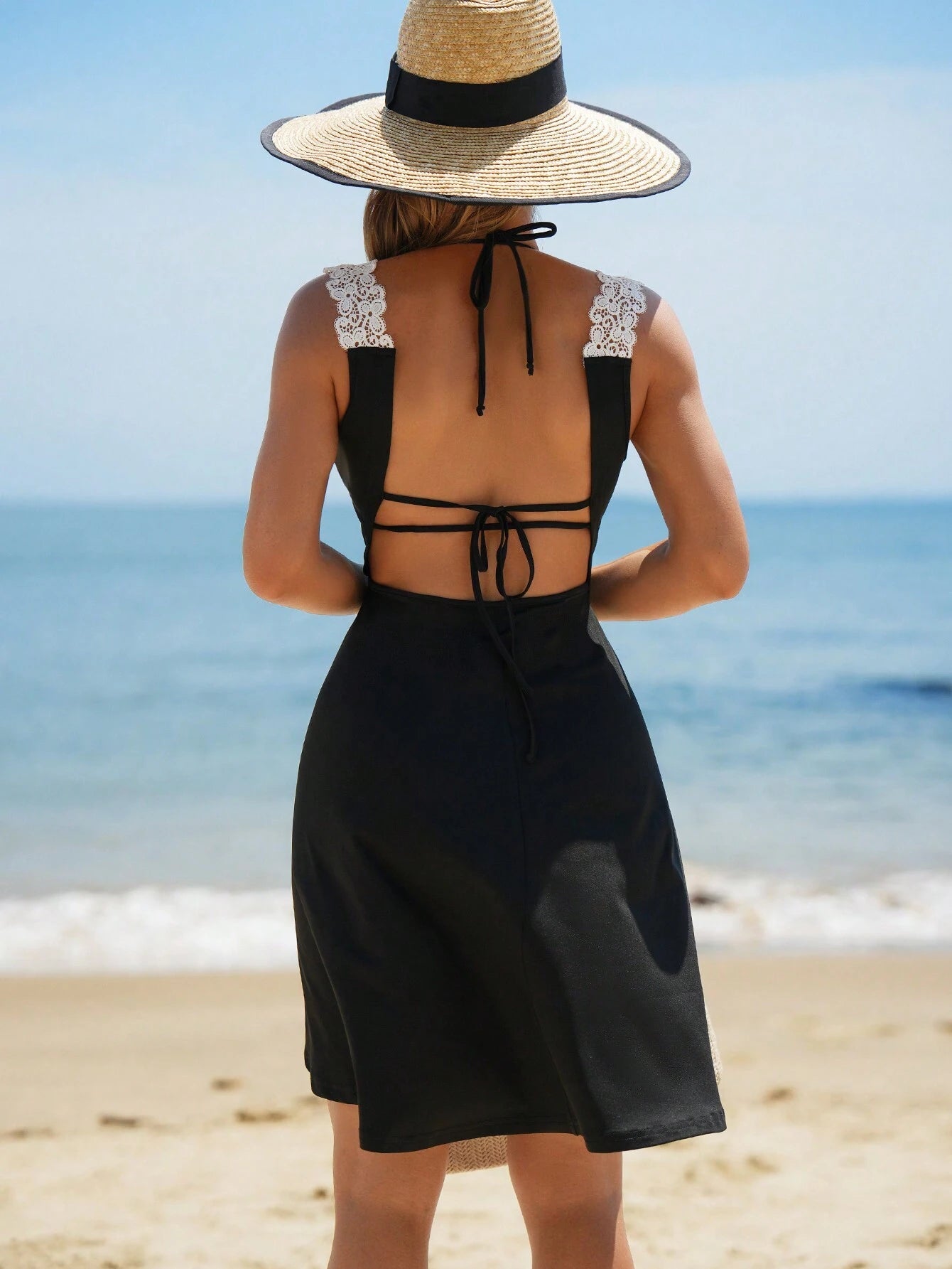 Saída de praia Feminino encobrimento diário simples de cor sólida Kalyani